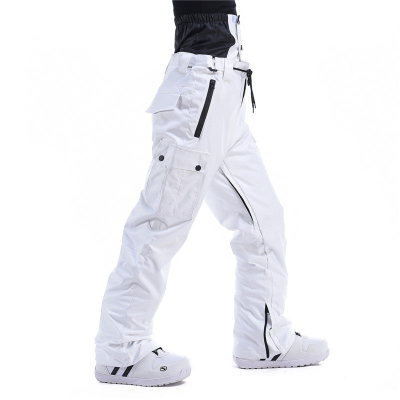 Women's RIIVIYELE Winter Sky Cargo Snow Pants Bibs